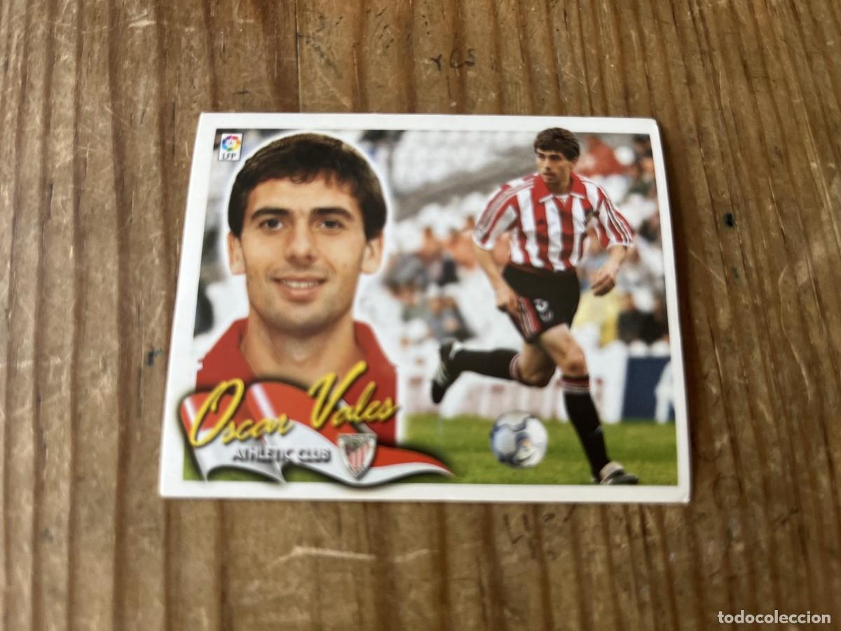 Cromos de Futebol: CROMO SIN PEGAR NUNCA PEGADO ALBUM LIGA ESTE 00 01 2000 2001 ATHLETIC BILBAO OSCAR VALES
