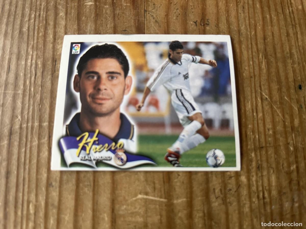 Cromos de f&uacute;tbol: CROMO SIN PEGAR NUNCA PEGADO ALBUM LIGA ESTE 00 01 2000 2001 REAL MADRID FERNANDO HIERRO