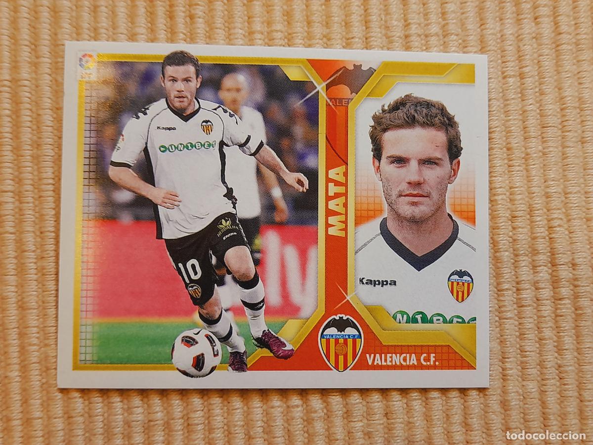 Cromos de f&uacute;tbol: CROMO 13 MATA (VALENCIA CF) LIGA 11-12 2011 2012. ALBUM ESTE