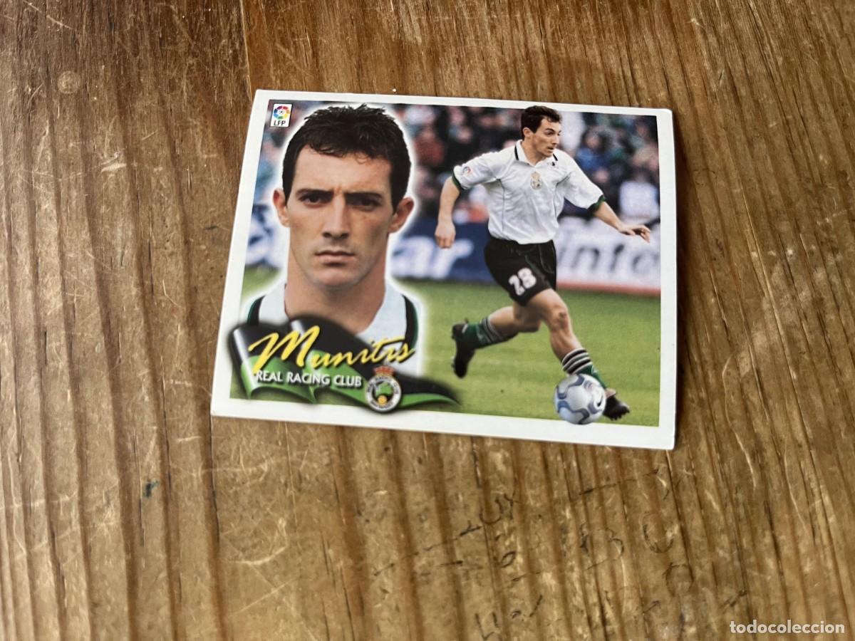 Fu&szlig;ball-Sticker: CROMO SIN PEGAR NUNCA PEGADO ALBUM LIGA ESTE 00 01 2000 2001 RACING SANTANDER MUNITIS
