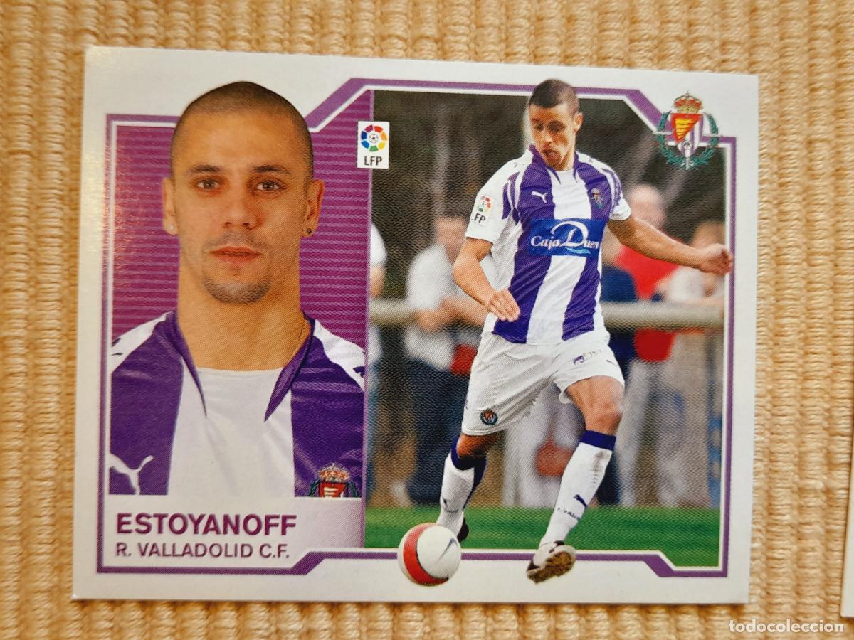 Fu&szlig;ball-Sticker: CROMO ESTOYANOFF (COLOCA) REAL VALLADOLID LIGA 07-08 2007 2008. ALBUM ESTE