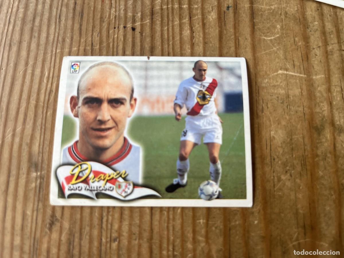 Fu&szlig;ball-Sticker: CROMO SIN PEGAR NUNCA PEGADO ALBUM LIGA ESTE 00 01 2000 2001 RAYO VALLECANO DRAPER