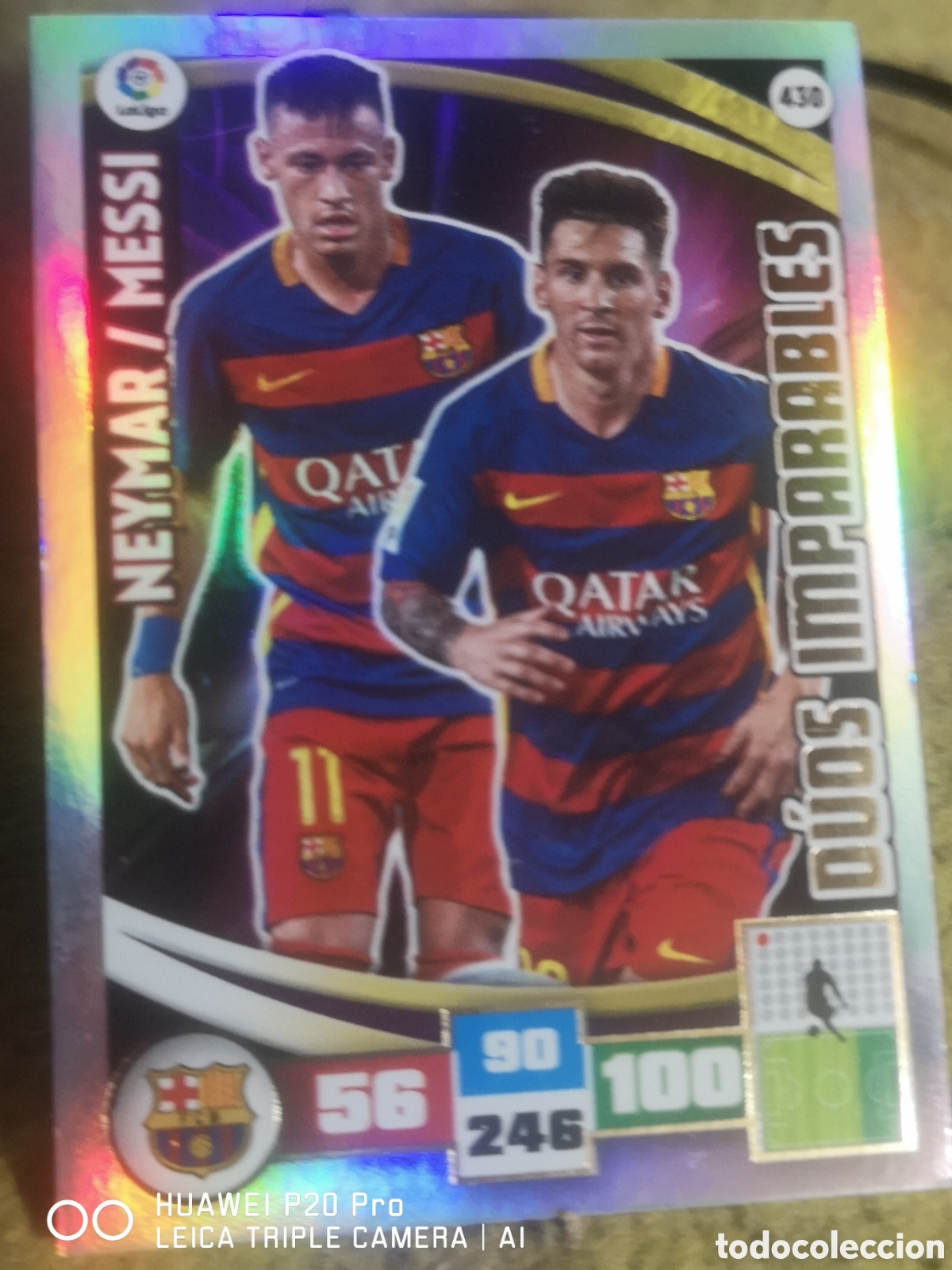 Fu&szlig;ball-Sticker: MESSI / NEYMAR - ADRENALYN 2015 2016 DUOS IMPARABLES