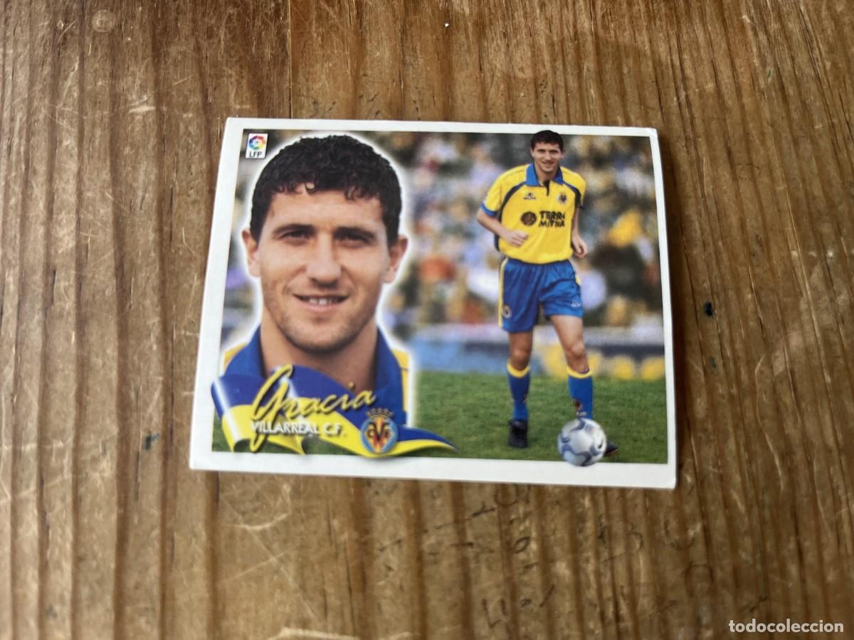 Fu&szlig;ball-Sticker: CROMO SIN PEGAR NUNCA PEGADO ALBUM LIGA ESTE 00 01 2000 2001 VILLARREAL GRACIA
