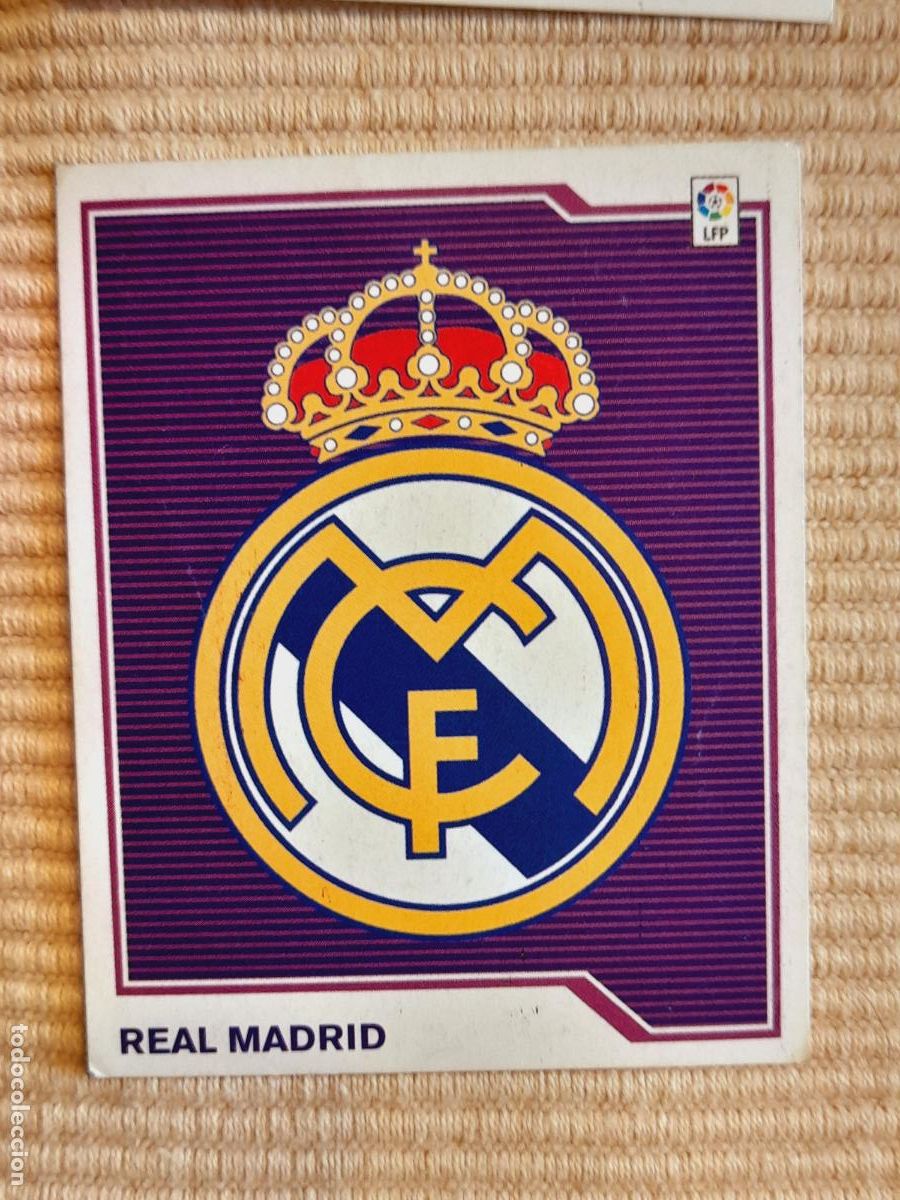 Cromos de f&uacute;tbol: CROMO ESCUDO (REAL MADRID) LIGA 07-08 2007 2008. ALBUM ESTE