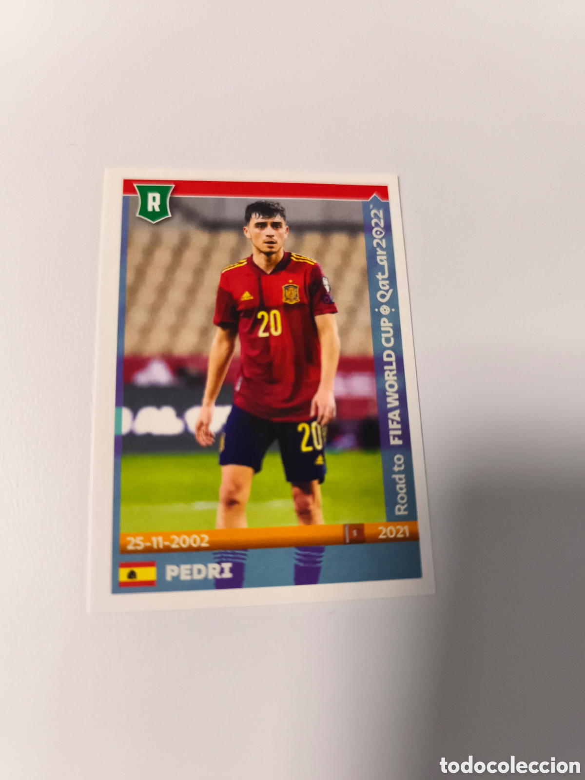 Cromos de f&uacute;tbol: 519 Pedri (Espa&ntilde;a) - PANINI Road to FIFA World Cup QATAR 2022