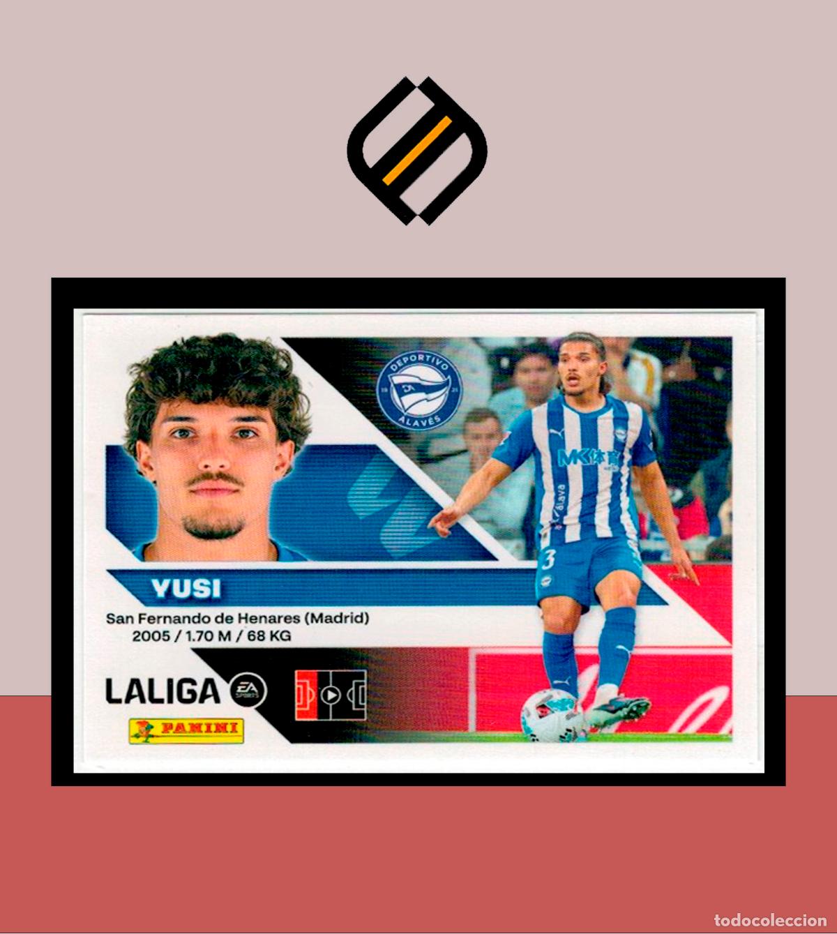 Cromos de f&uacute;tbol: LIGA ESTE 2026 2027 26 27 PANINI N&ordm; 9 YUSI DEPORTIVO ALAV&Eacute;S STICKER ALB&Uacute;M COLECCI&Oacute;N
