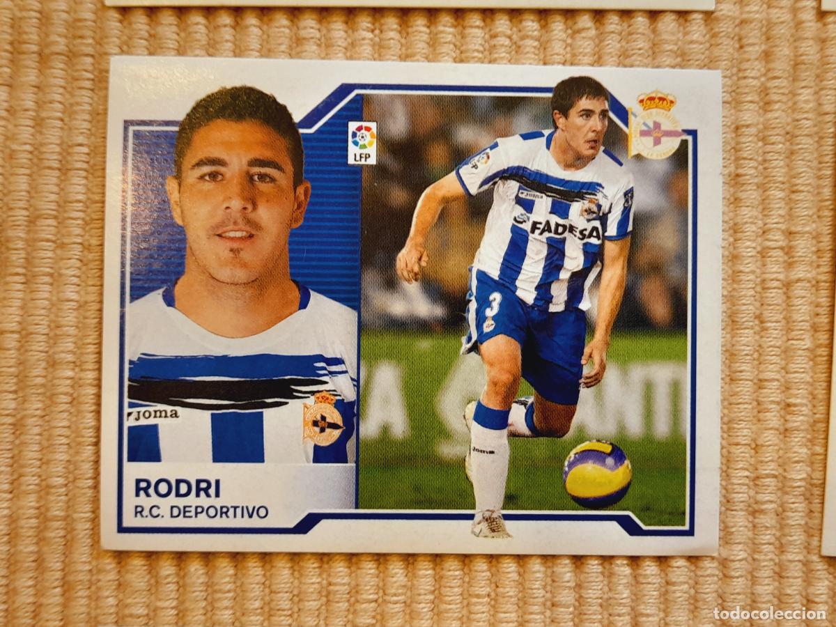 Cromos de f&uacute;tbol: CROMO RODRI (DEPORTIVO CORU&Ntilde;A) LIGA 07-08 2007 2008. ALBUM ESTE