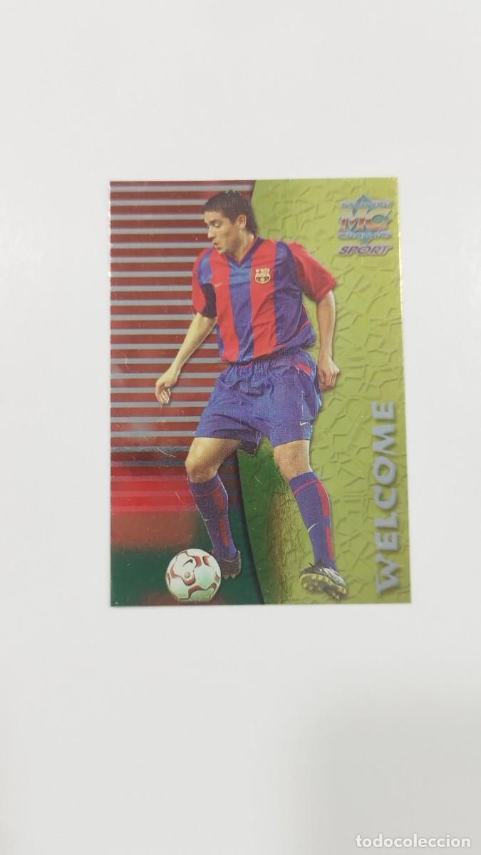 Fu&szlig;ball-Sticker: LAS FICHAS DE LA LIGA 2003 - RIQUELME (WELCOME) (2002) - BARCELONA
