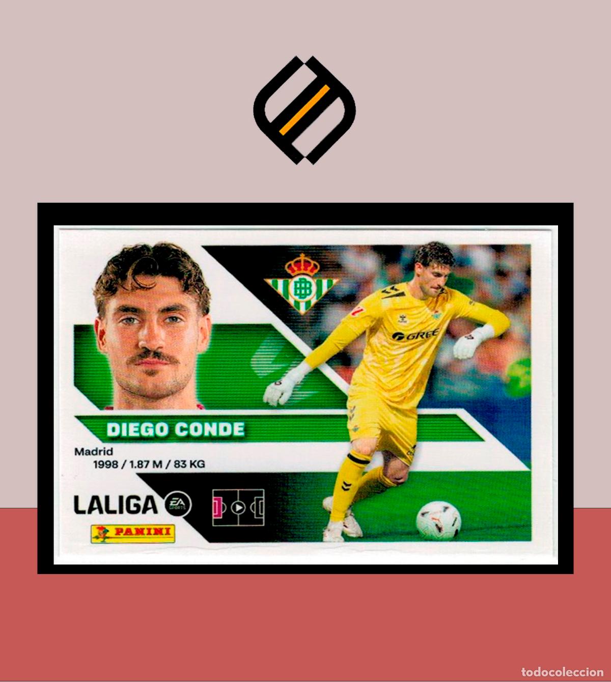 Cromos de f&uacute;tbol: LIGA ESTE 2026 2027 26 27 PANINI 4 BIS DIEGO CONDE REAL BETIS 2 &ordf; EDICI&Oacute;N STICKER COLECCI&Oacute;N