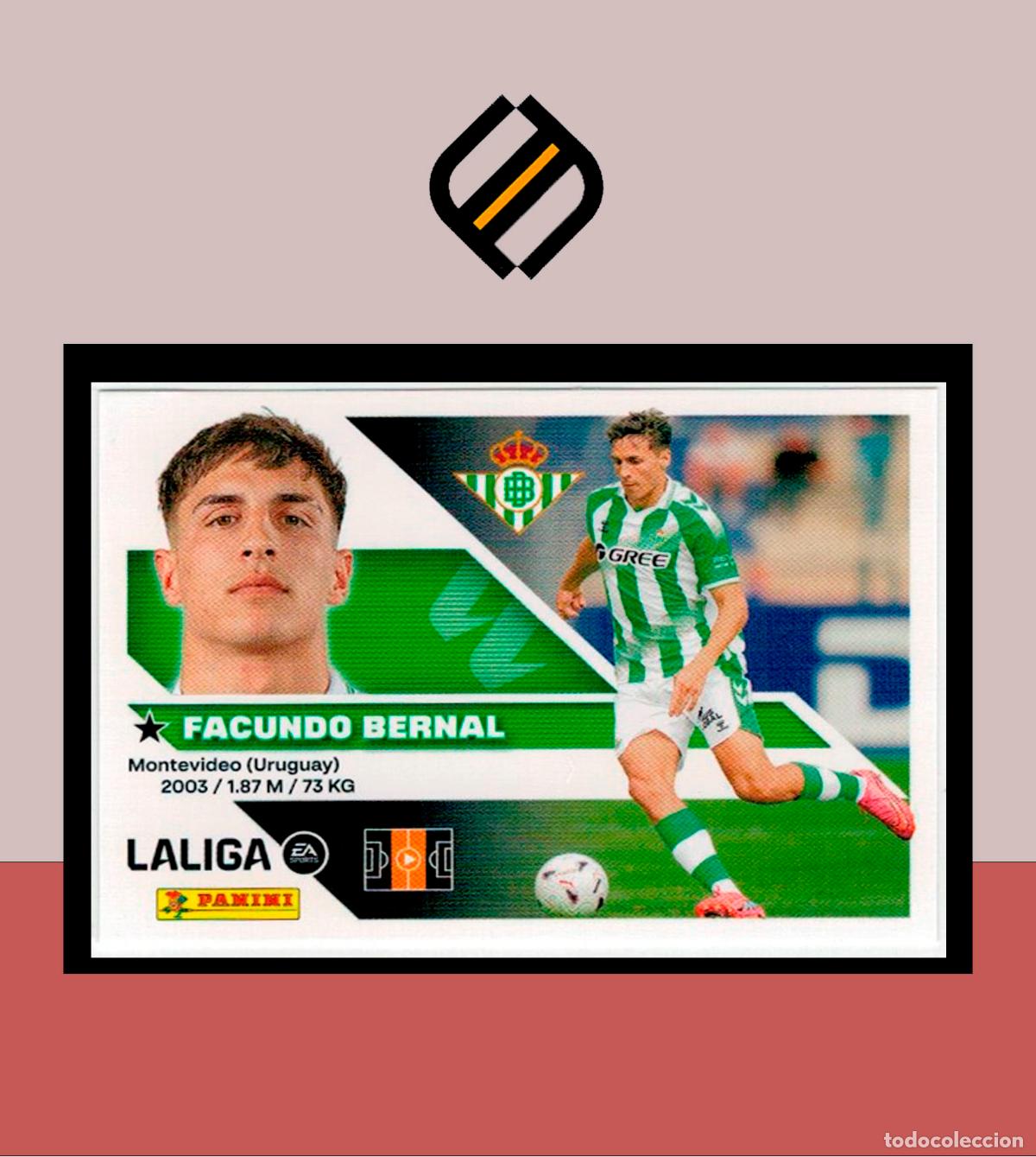 Cromos de f&uacute;tbol: LIGA ESTE 2026 2027 26 27 PANINI 13 FACUNDO BERNAL REAL BETIS 2 &ordf; EDICI&Oacute;N STICKER COLECCI&Oacute;N