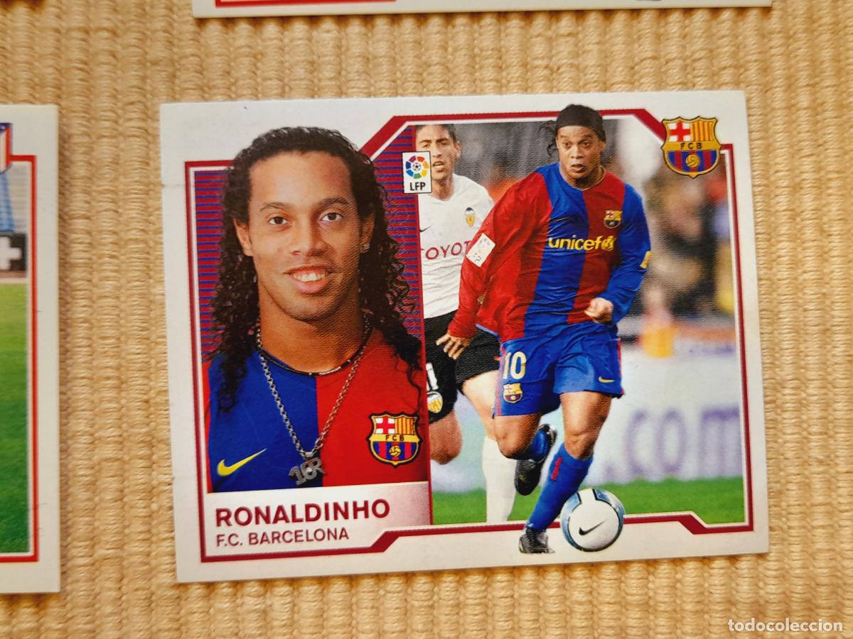 Cromos de f&uacute;tbol: CROMO RONALDINHO (FC BARCELONA) LIGA 07-08 2007 2008. ALBUM ESTE