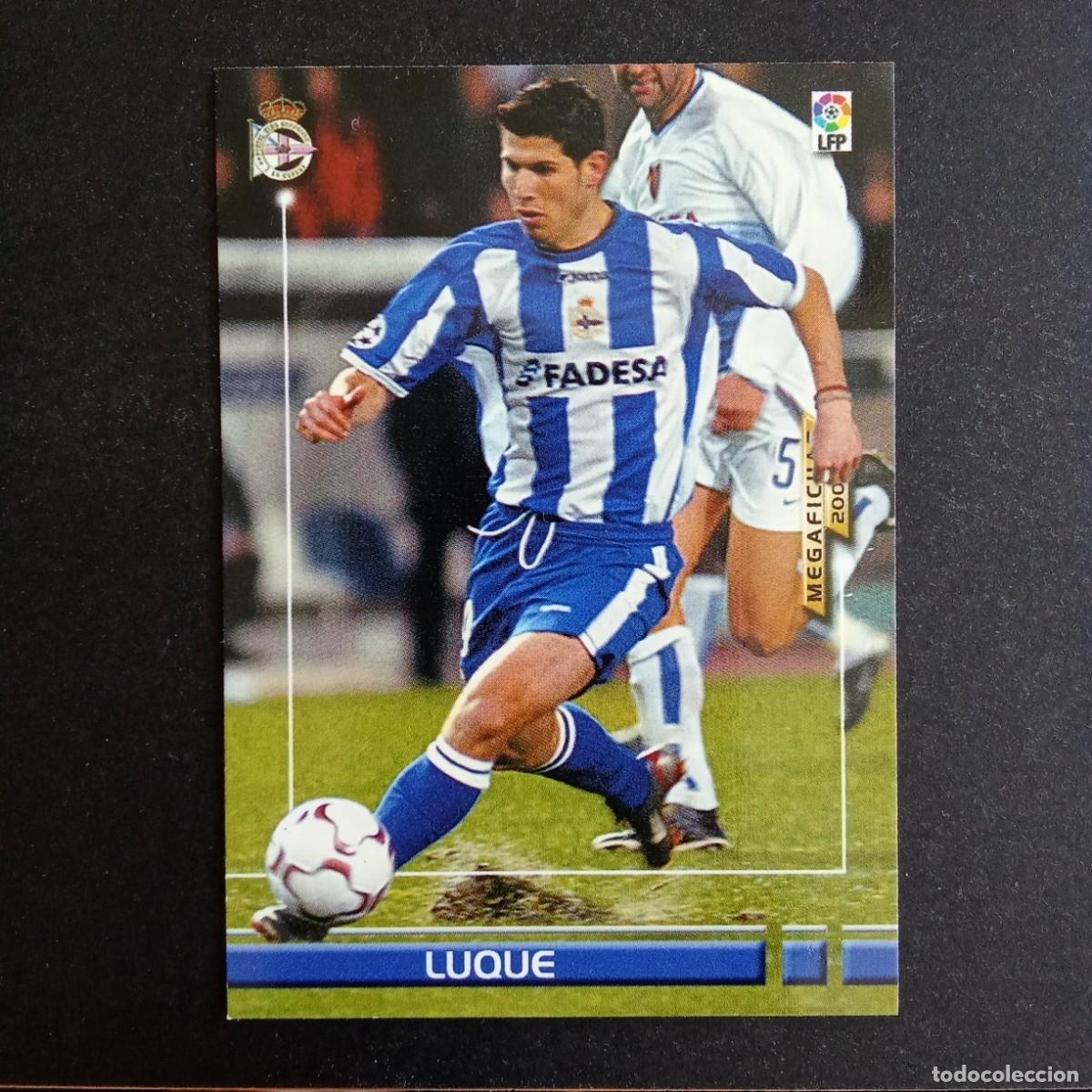 Cromos de Futebol: 126 LUQUE DEPORTIVO CORU&Ntilde;A LIGA 2003 2004 03 04 MEGAFICHAS PANINI