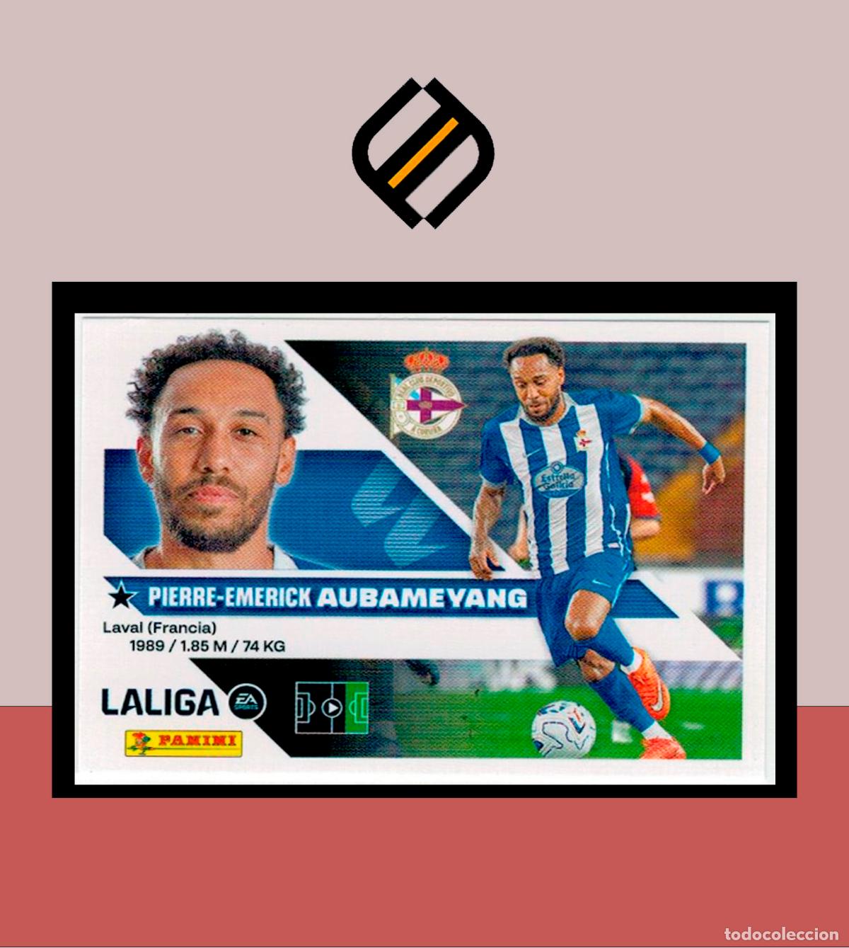 Cromos de Futebol: LIGA ESTE 2026 2027 26 27 PANINI 12 AUBAMEYANG DEPORTIVO CORU&Ntilde;A FICHAJE 2&ordf; EDICI&Oacute;N STICKER COLECCI&Oacute;N