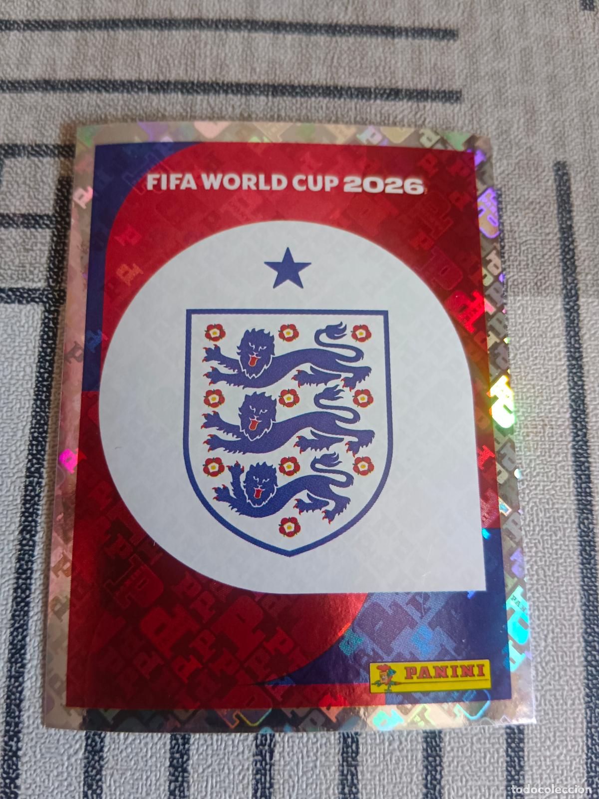 Cromos de f&uacute;tbol: MUNDIAL 2026 ESTADOS UNIDOS USA MEXICO MEJICO CANADA ENG 1 ENG1 ESCUDO INGLATERRA FIFA