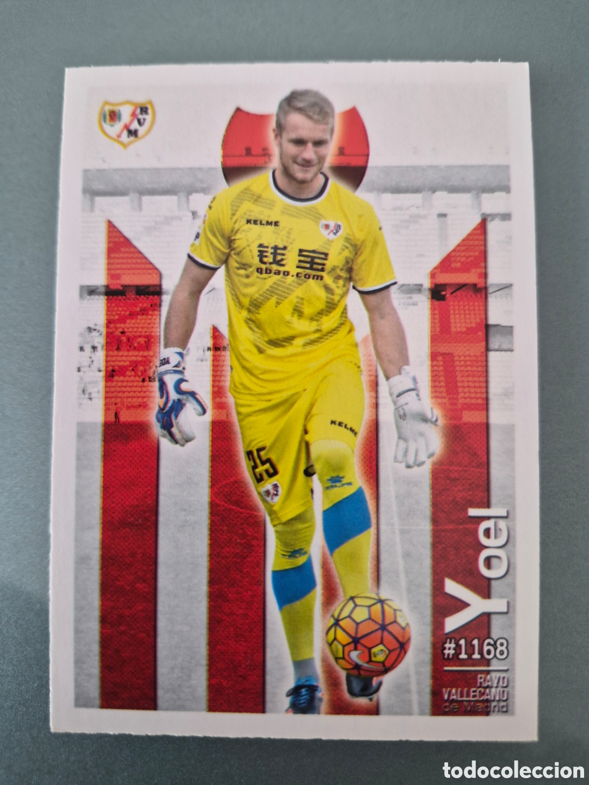 Cromos de f&uacute;tbol: Mundicromo 2015 2016 #1168 Yoel
