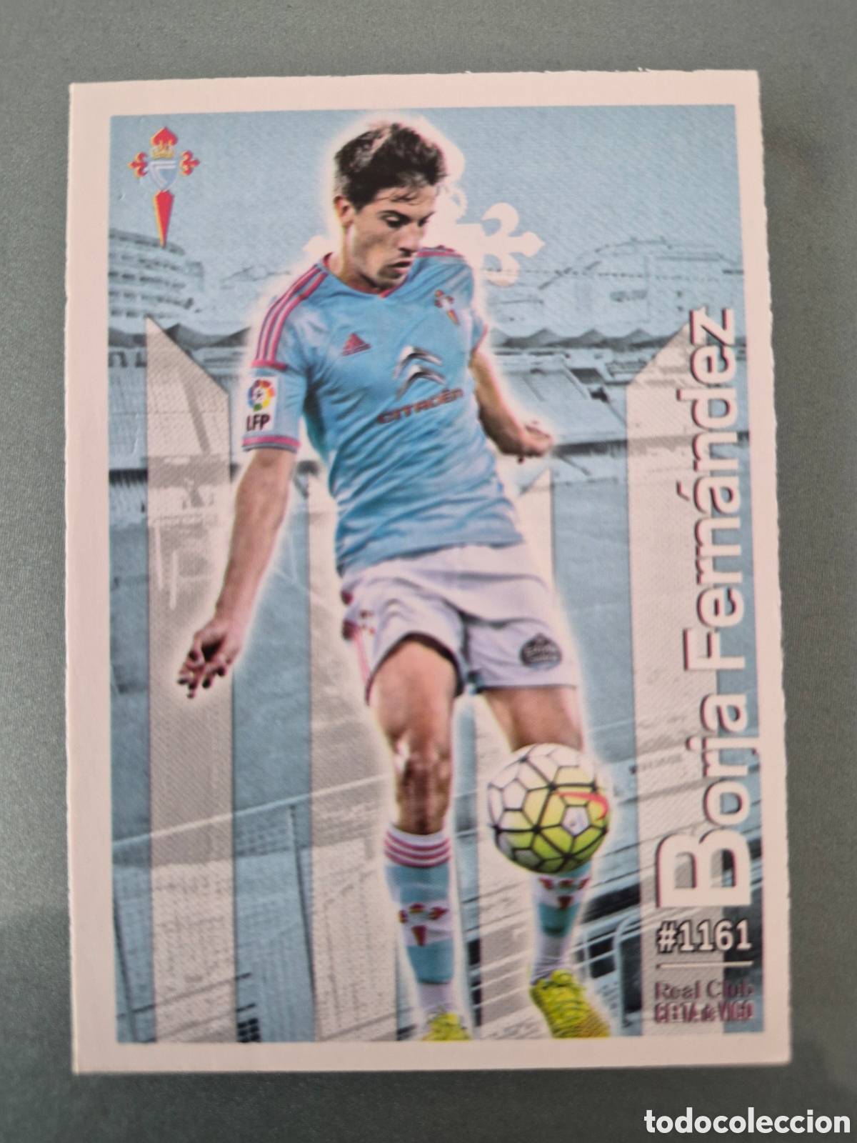 Cromos de f&uacute;tbol: Mundicromo 2015 2016 #1161 Borja Fernandez