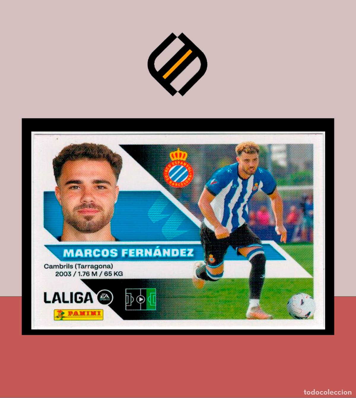 Cromos de f&uacute;tbol: LIGA ESTE 2026 2027 26 27 PANINI 15 MARCOS FERN&Aacute;NDEZ ESPANYOL ESPA&Ntilde;OL 2 &ordf; EDICI&Oacute;N STICKER ALB&Uacute;M