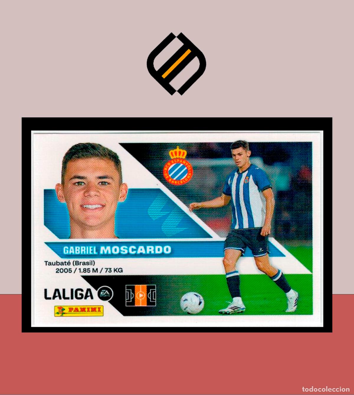 Cromos de f&uacute;tbol: LIGA ESTE 2026 2027 26 27 PANINI 16 MOSCARDO ESPANYOL ESPA&Ntilde;OL FICHAJE 2 &ordf; EDICI&Oacute;N STICKER ALB&Uacute;M