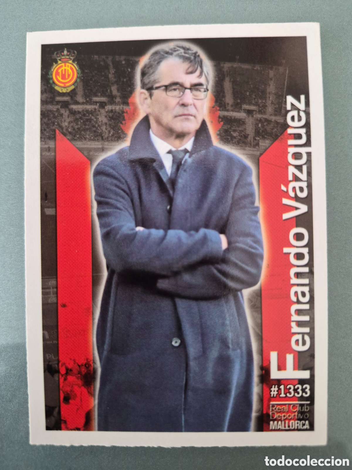 Cromos de f&uacute;tbol: Mundicromo 2015 2016 #1333 Fernando Vazquez