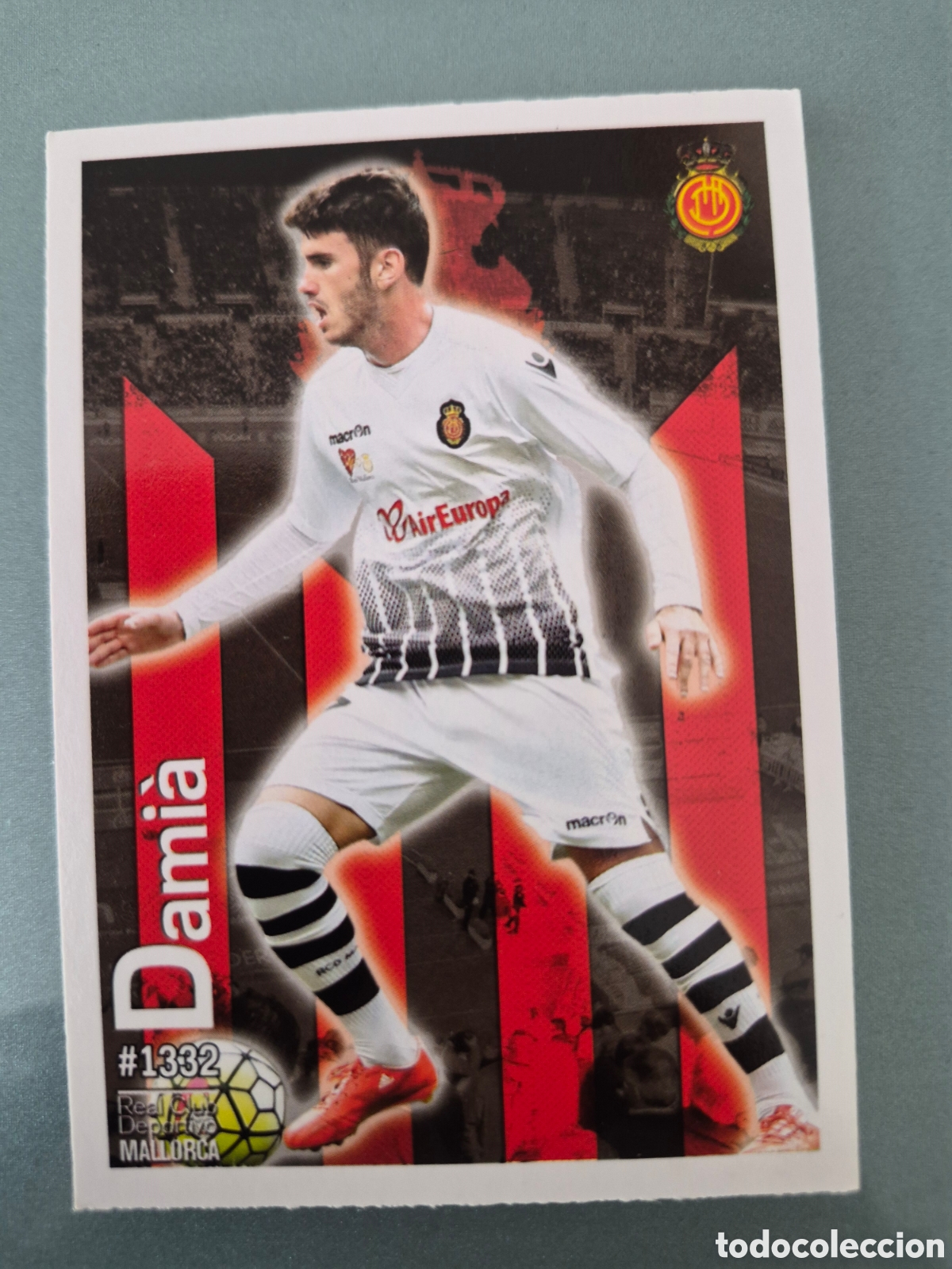 Cromos de f&uacute;tbol: Mundicromo 2015 2016 #1332 Damia