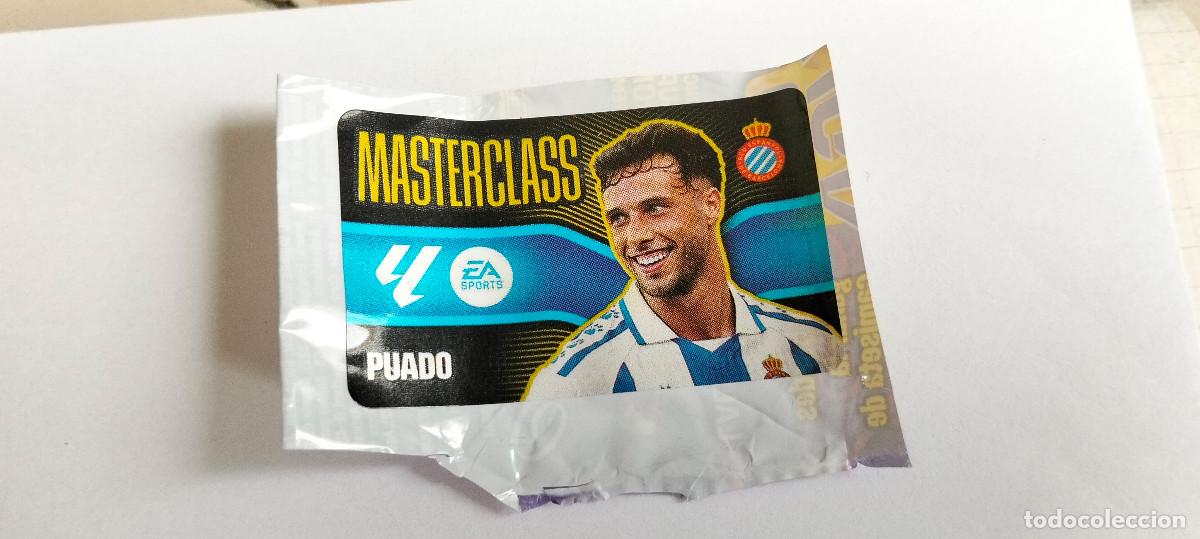 Cromos de f&uacute;tbol: CROMO CHICLE . LIGA ESTE 2026 - 27 ... MASTERCLASS ESPANYOL . PUADO -- LEER ANUNCIO.