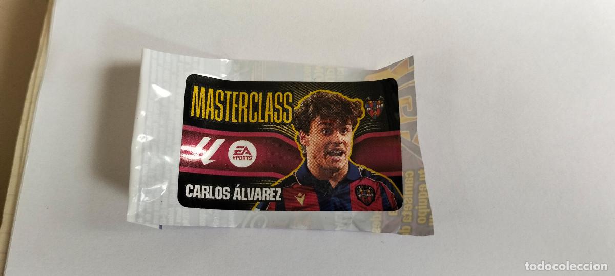 Cromos de f&uacute;tbol: CROMO CHICLE . LIGA ESTE 2026 - 27 ... MASTERCLASS LEVANTE . CARLOS ALVAREZ -- LEER ANUNCIO.