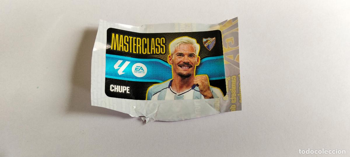 Cromos de f&uacute;tbol: CROMO CHICLE . LIGA ESTE 2026 - 27 ... MASTERCLASS MALAGA . CHUPE -- LEER ANUNCIO.