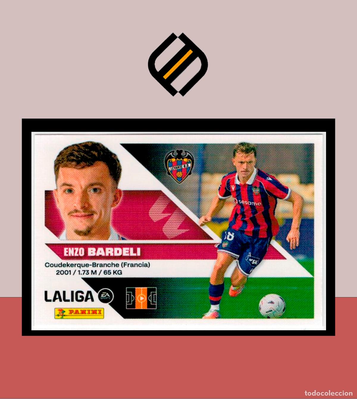 Cromos de f&uacute;tbol: LIGA ESTE 2026 2027 26 27 PANINI N&ordm; 7 BARDELI LEVANTE FICHAJE 2 &ordf; EDICI&Oacute;N STICKER ALB&Uacute;M COLECCI&Oacute;N