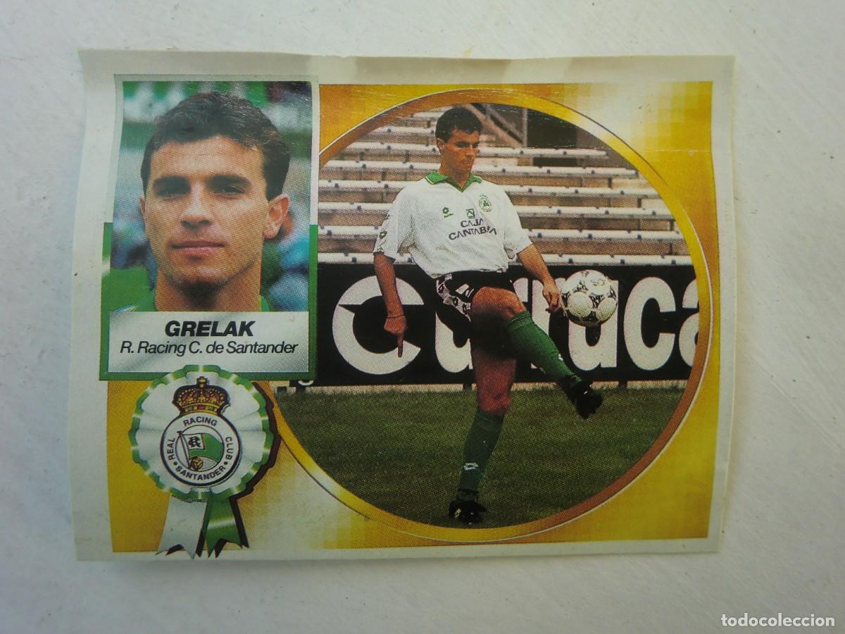 Cromos de f&uacute;tbol: Cromo de f&uacute;tbol LIGA ESTE 94-95 1994-1995: GRELAK (Racing de Santander), &uacute;ltimos fichajes N&ordm; 23