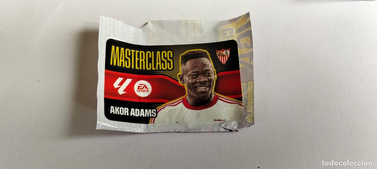 Cromos de f&uacute;tbol: CROMO CHICLE . LIGA ESTE 2026 - 27 ... MASTERCLASS SEVILLA . AKOR ADAMS -- LEER ANUNCIO.