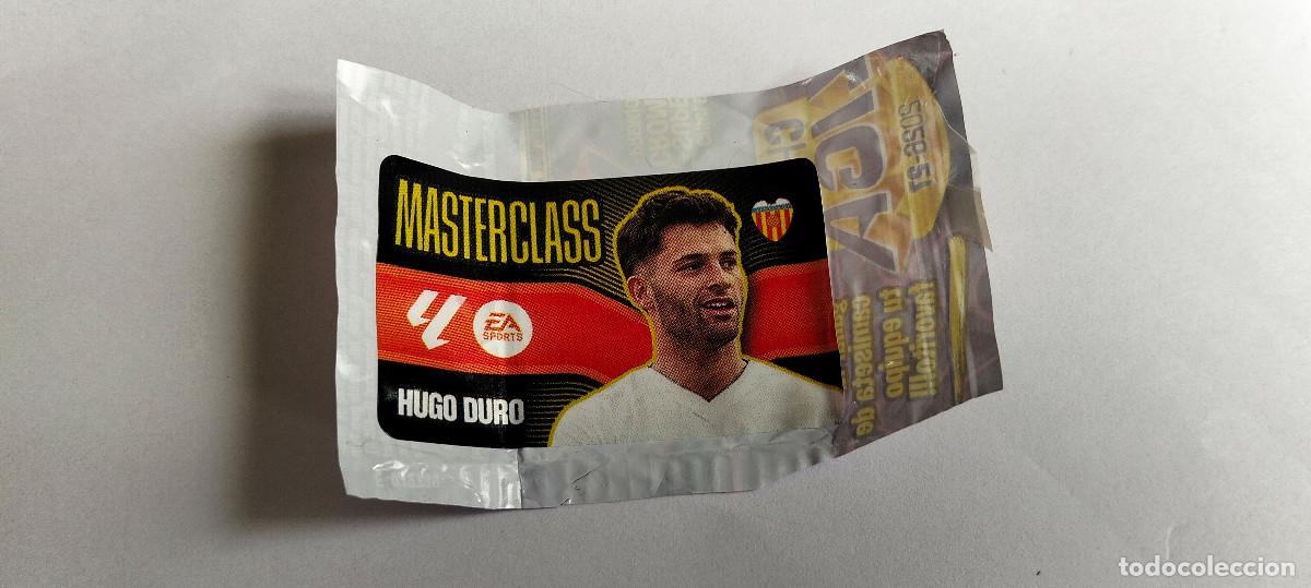 Cromos de f&uacute;tbol: CROMO CHICLE . LIGA ESTE 2026 - 27 ... MASTERCLASS VALENCIA . HUGO DURO -- LEER ANUNCIO.