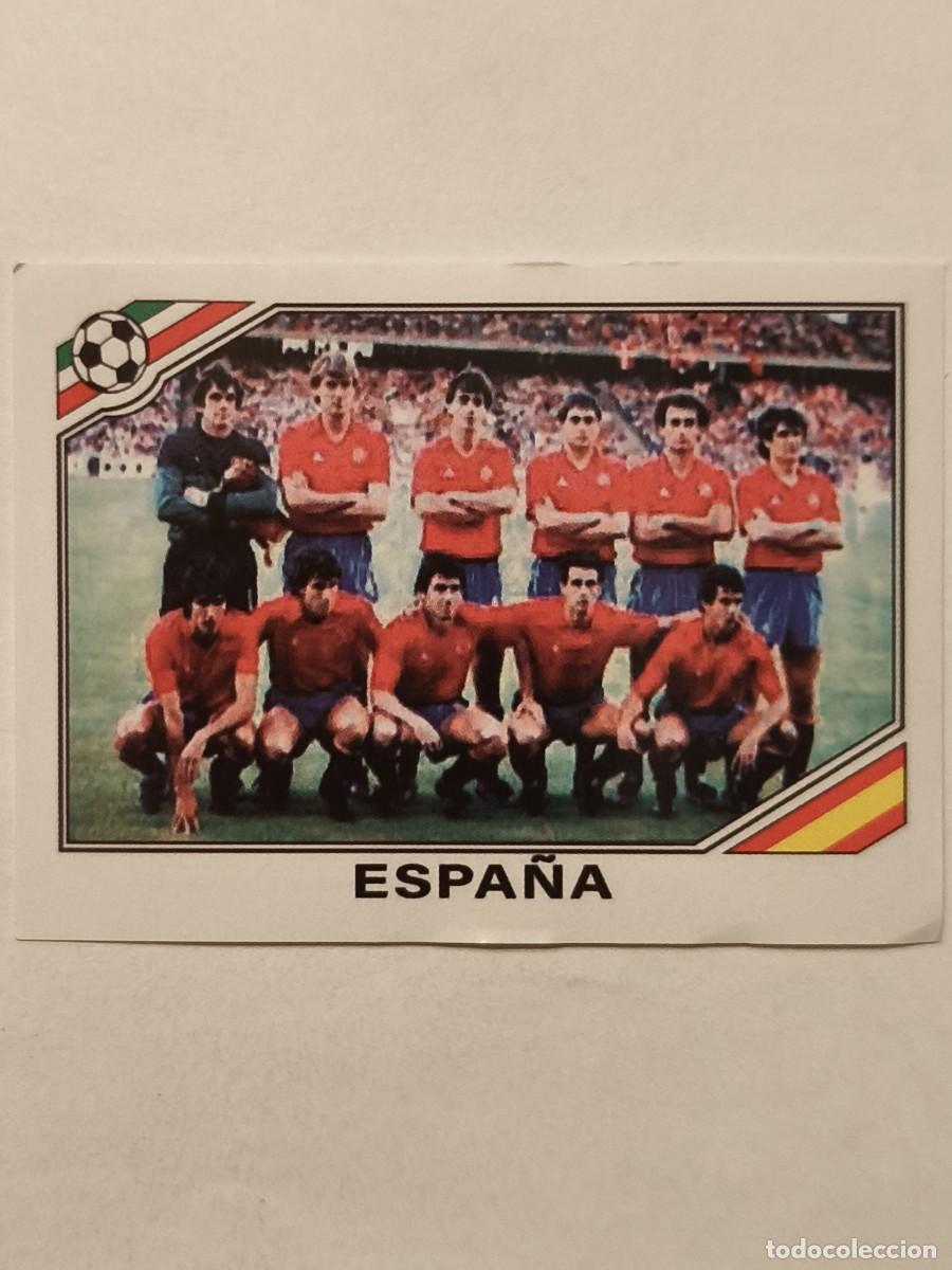 Cromos de f&uacute;tbol: #257 ALINEACION (ESPA&Ntilde;A) MUNDIAL MEXICO 86 PANINI