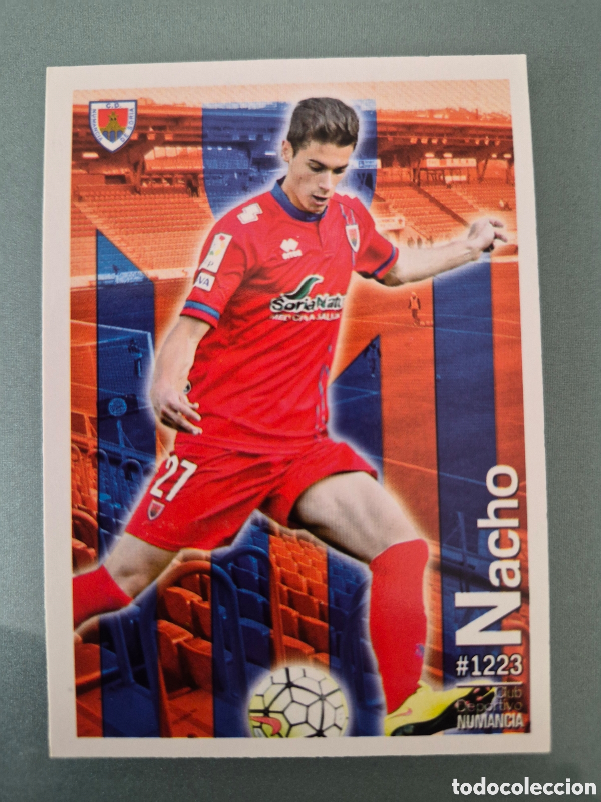 Cromos de f&uacute;tbol: Mundicromo 2015 2016 #1223 Nacho