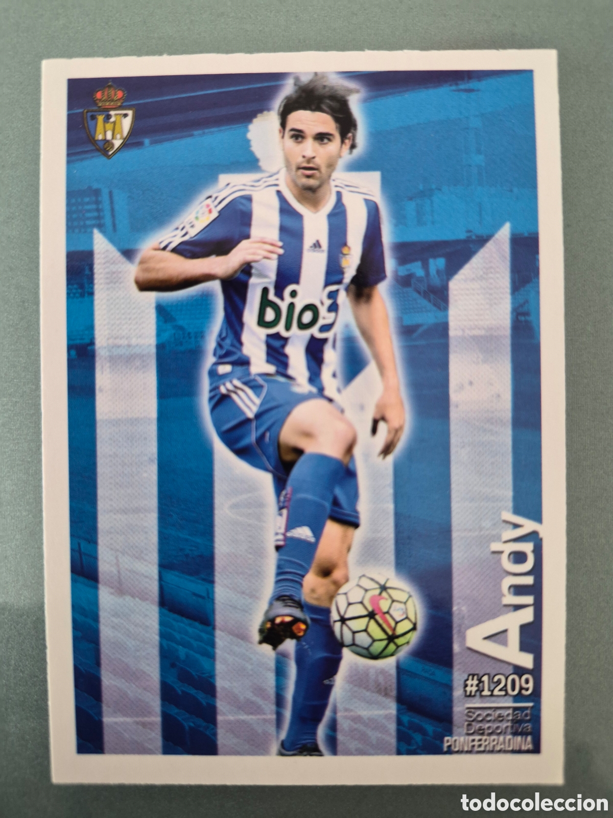 Cromos de f&uacute;tbol: Mundicromo 2015 2016 #1209 Andy