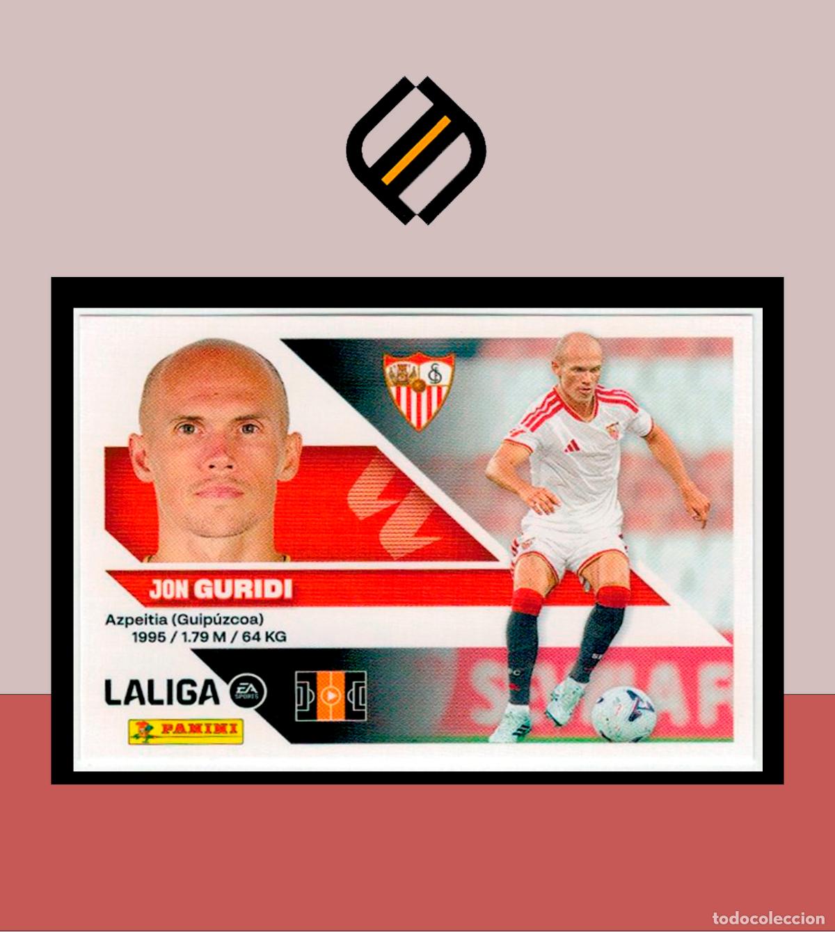 Cromos de f&uacute;tbol: LIGA ESTE 2026 2027 26 27 PANINI N&ordm; 13 GURIDI SEVILLA 2 &ordf; EDICI&Oacute;N STICKER ALB&Uacute;M COLECCI&Oacute;N