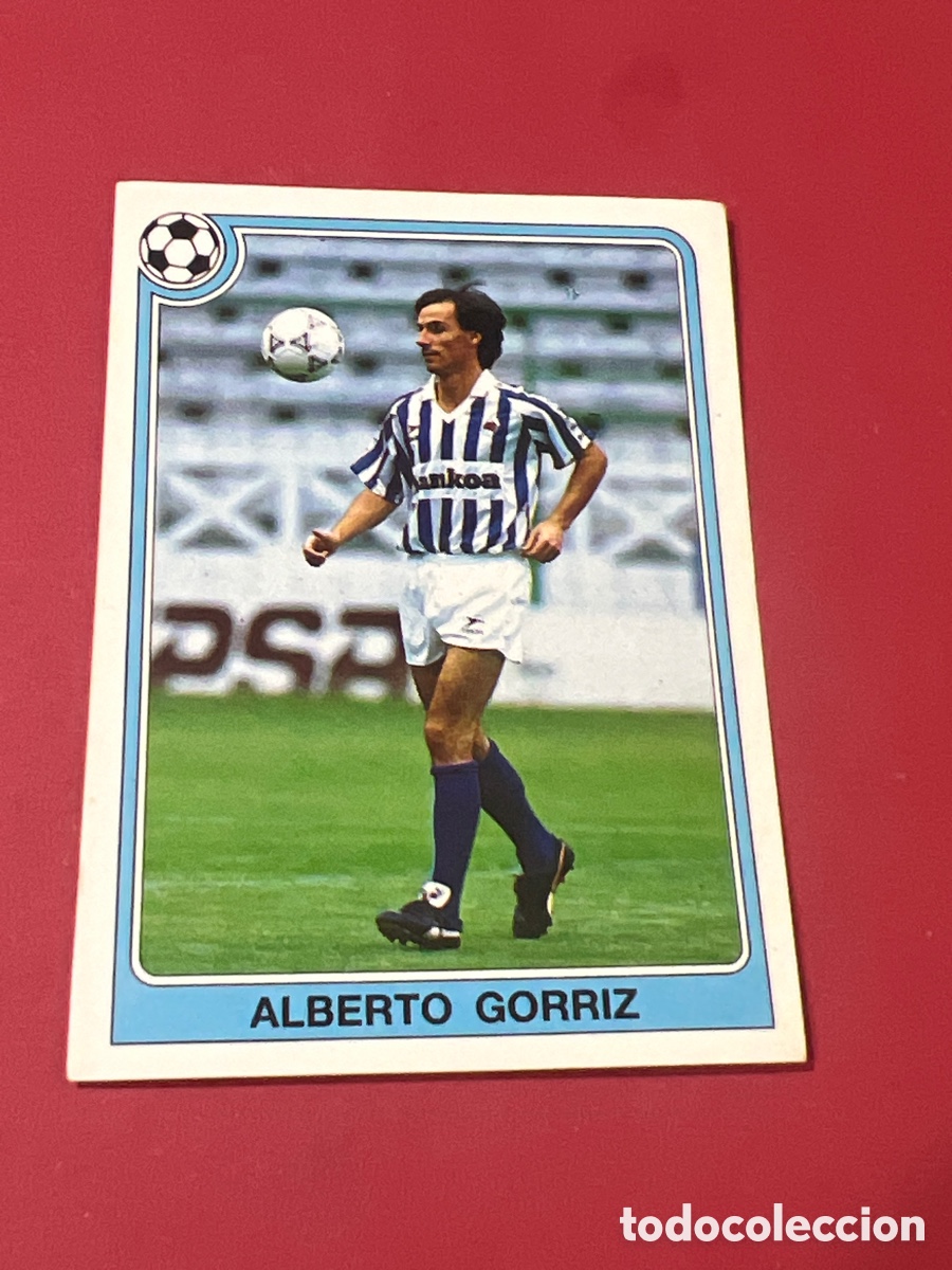 Cromos de f&uacute;tbol: C1580. Alberto Gorriz Real Sociedad Panini 92/93 #87