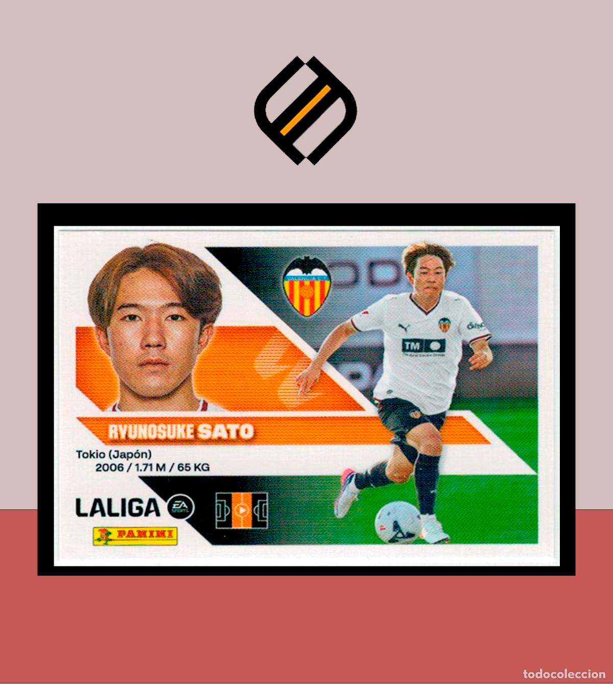 Cromos de f&uacute;tbol: LIGA ESTE 2026 2027 26 27 PANINI N&ordm; 14 SATO VALENCIA FICHAJE 2 &ordf; EDICI&Oacute;N STICKER ALB&Uacute;M COLECCI&Oacute;N