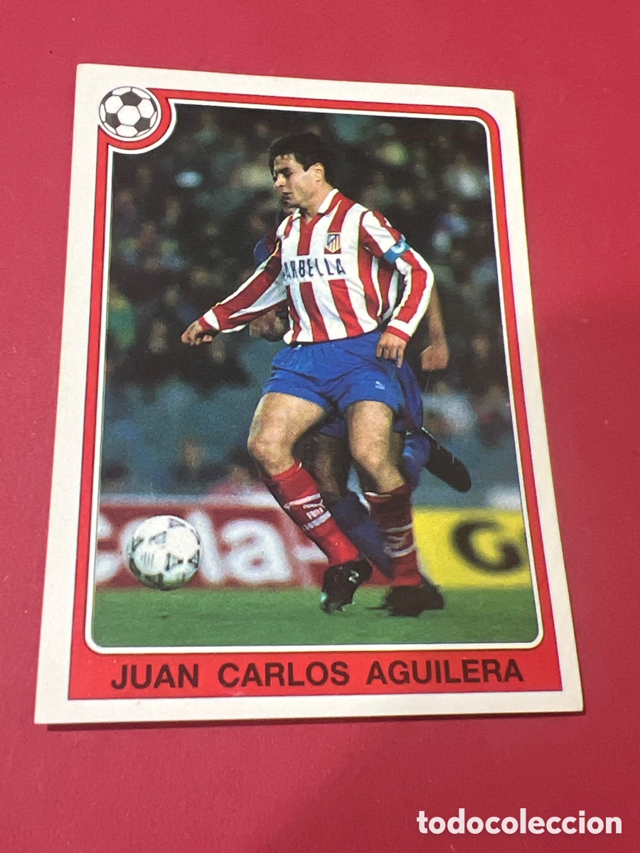 Cromos de f&uacute;tbol: C1599. PANINI ESTRELLAS DE LA LIGA NUNCA PEGADO 92-93 1992 1993 N&ordm; 54 AGUILERA