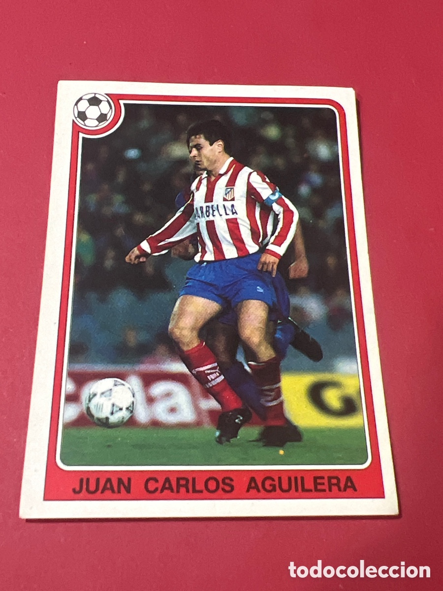 Cromos de f&uacute;tbol: C1607. PANINI ESTRELLAS DE LA LIGA NUNCA PEGADO 92-93 1992 1993 N&ordm; 54 AGUILERA