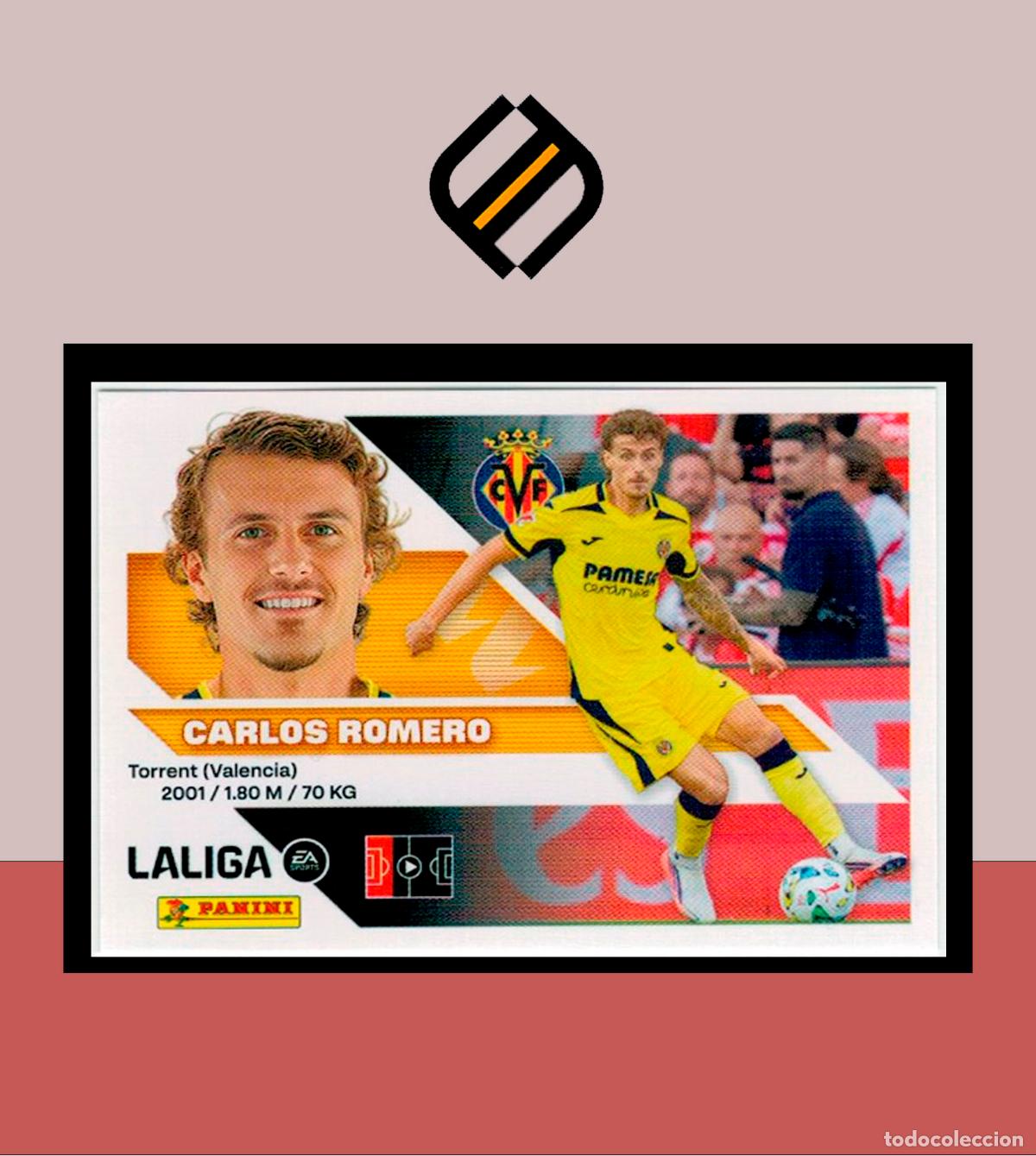 Fu&szlig;ball-Sticker: LIGA ESTE 2026 2027 26 27 PANINI N&ordm; 4 CARLOS ROMERO VILLARREAL FICHAJE 2 &ordf; EDICI&Oacute;N STICKER COLECCI&Oacute;N