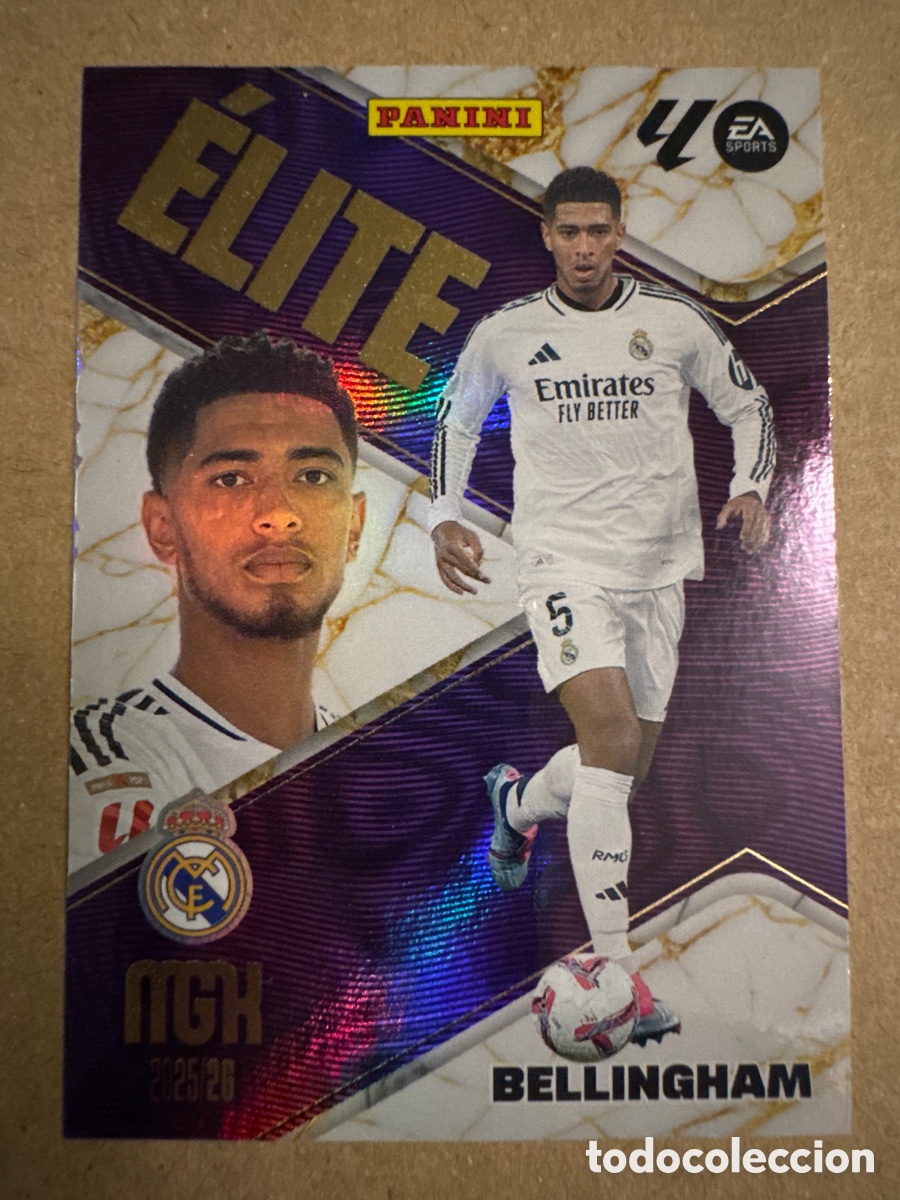 Football Stickers: # 1 Bellingham Real Madrid ELITE Megacracks 25 26 2025 2026 MGK
