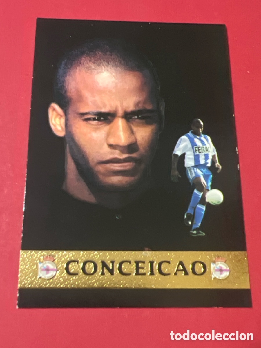 Football Stickers: C1606. CONCEICAO 427 (DEPORTIVO CORU&Ntilde;A) MUNDICROMO 1999-2000 99 00 FICHAS LIGA F-1