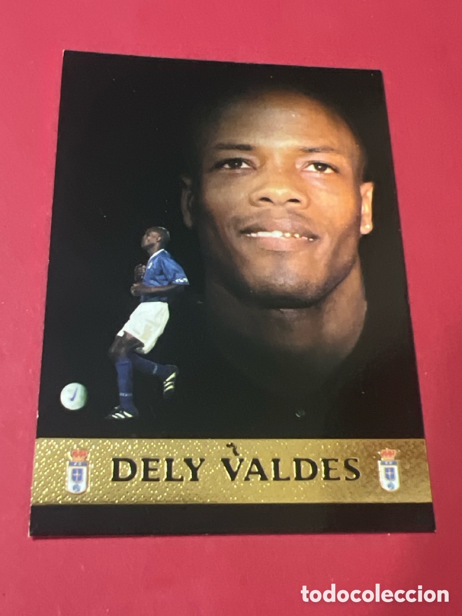 Football Stickers: CROMO TRADING CARD DELY VALDES OVIEDO MEJORES 98/99 424 , 99 - 2000 FICHAS DE LA LIGA MUNDICROMO