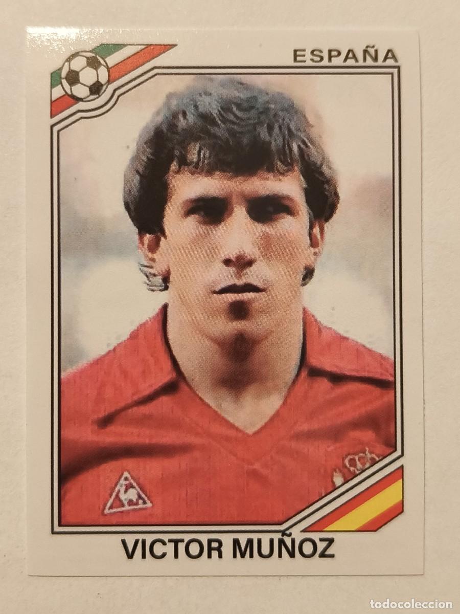 Football Stickers: #265 VICTOR MU&Ntilde;OZ (ESPA&Ntilde;A) MUNDIAL MEXICO 86 PANINI