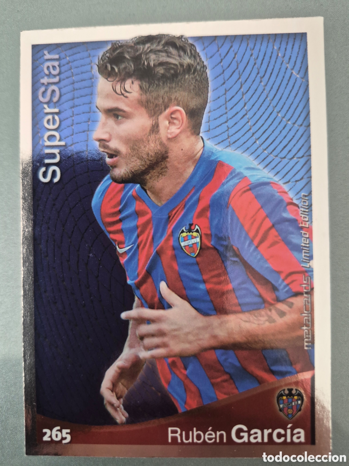 Cromos de f&uacute;tbol: Mundicromo 2014 2015 #265 Ruben Garcia Super Star Brillo Liso