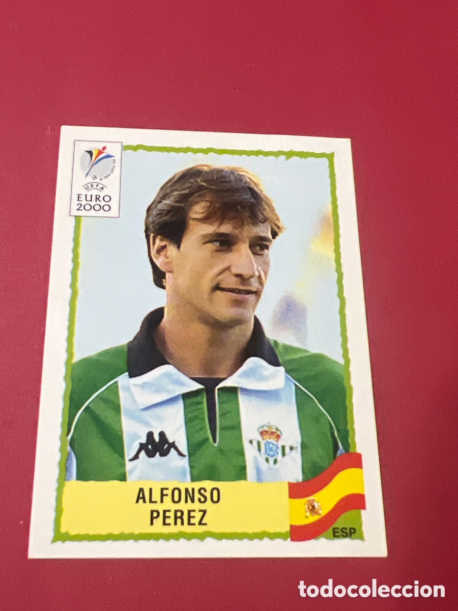 Cromos de f&uacute;tbol: C1659. ALFONSO PEREZ - ESPA&Ntilde;A 205- PANINI EURO 2000 - 00 CROMO SIN PEGAR