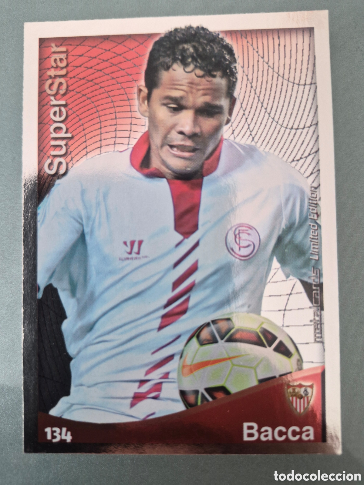 Cromos de f&uacute;tbol: Mundicromo 2014 2015 #134 Bacca Super Star Brillo Liso