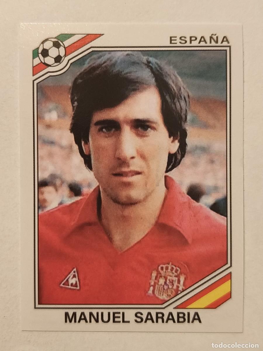 Cromos de f&uacute;tbol: #271 MANUEL SARABIA (ESPA&Ntilde;A) MUNDIAL MEXICO 86 PANINI