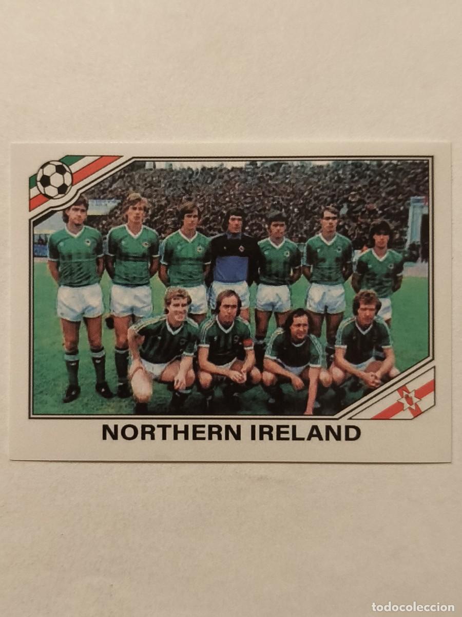 Cromos de f&uacute;tbol: #275 ALINEACION (IRLANDA DEL NORTE) MUNDIAL MEXICO 86 PANINI